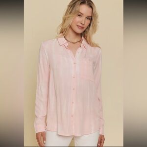 Mystree Light Pink Button-Down Shirt